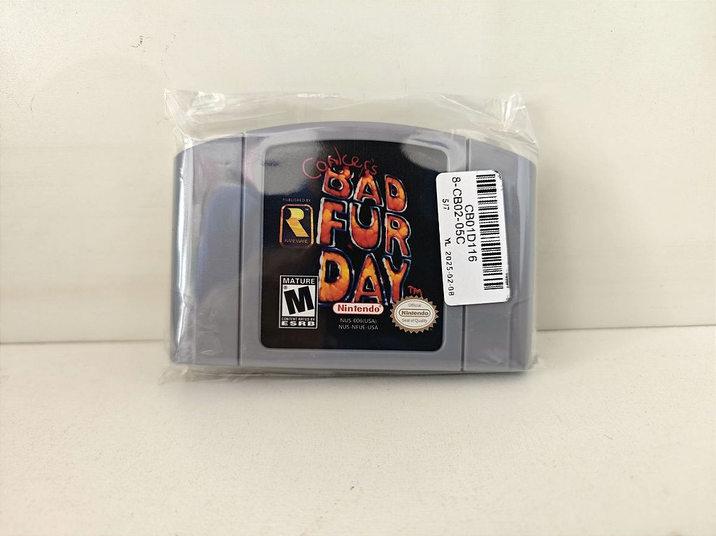 Cartucho Conker's Bad Fur Day Reprô - Novo