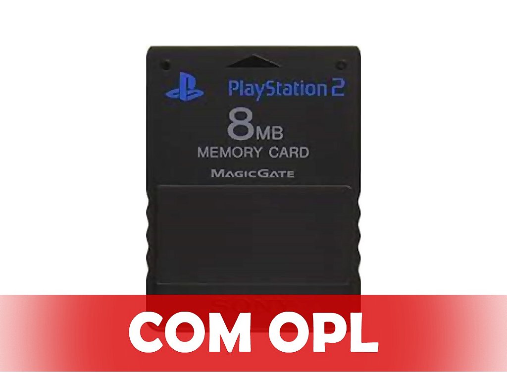 Memory Card Com OPL - Pronto para Pen Drives ou HDs com Jogos