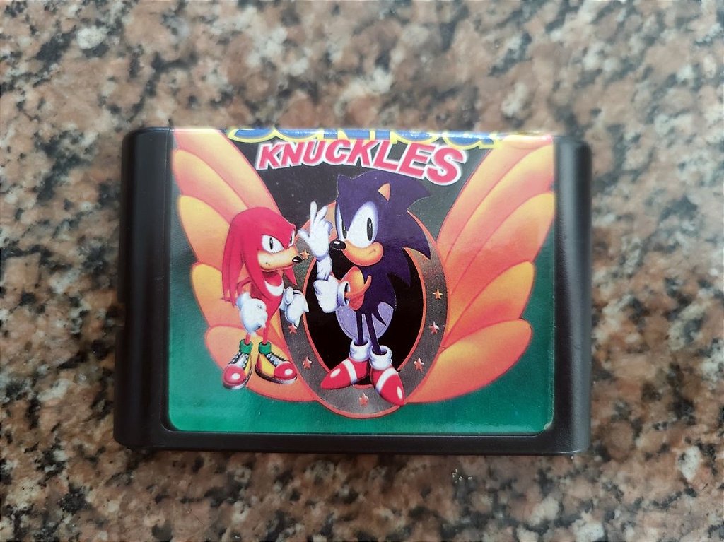 Cartucho Sonic And Knuckles Mega Drive - Seminovo - Paralelo