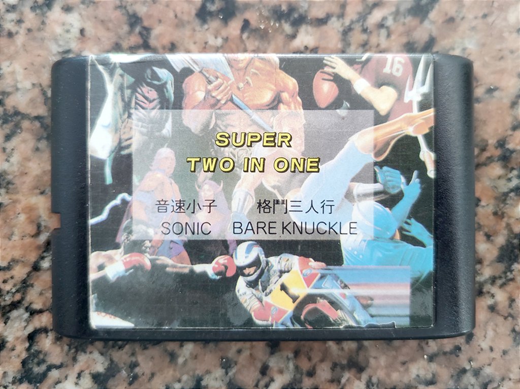 Cartucho 2 in 1 Mega Drive - Seminovo - Paralelo
